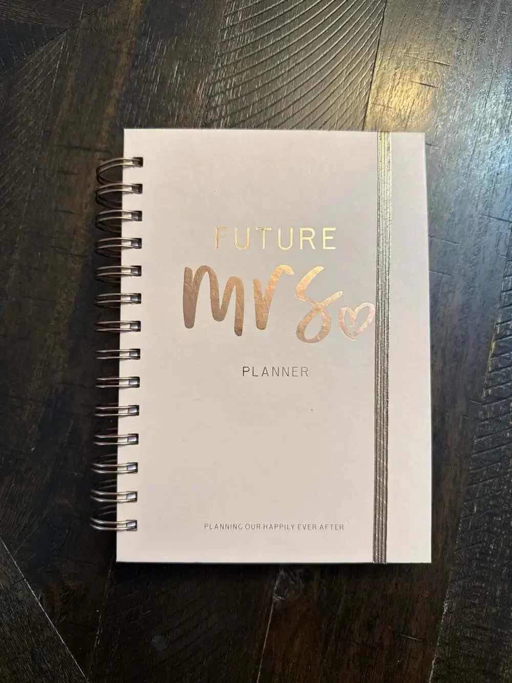 Miss To Mrs Future Mrs Rose Gold Wedding Planner Journal